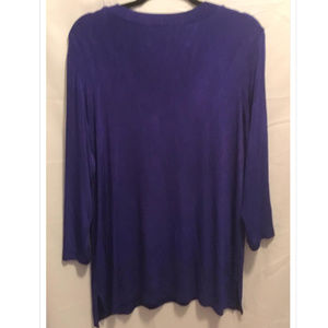 Citiknits Tops - Size Large Citiknits Slinky Tunic Top Purple Citiknits Tops - Size Large Citiknits Slinky Tunic Top Purple
